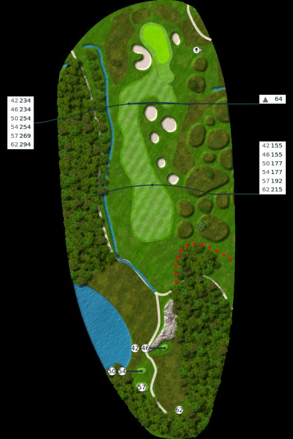 Nøtterøy Golf Illustrasjon bane 17 Nøtterøy Golf Illustrasjon bane 17