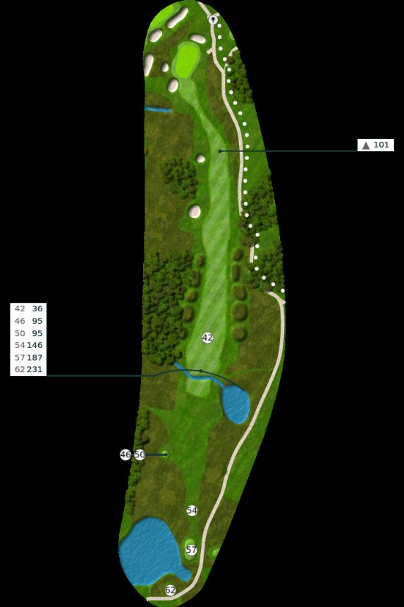 Nøtterøy Golf Illustrasjon bane 18 Nøtterøy Golf Illustrasjon bane 18