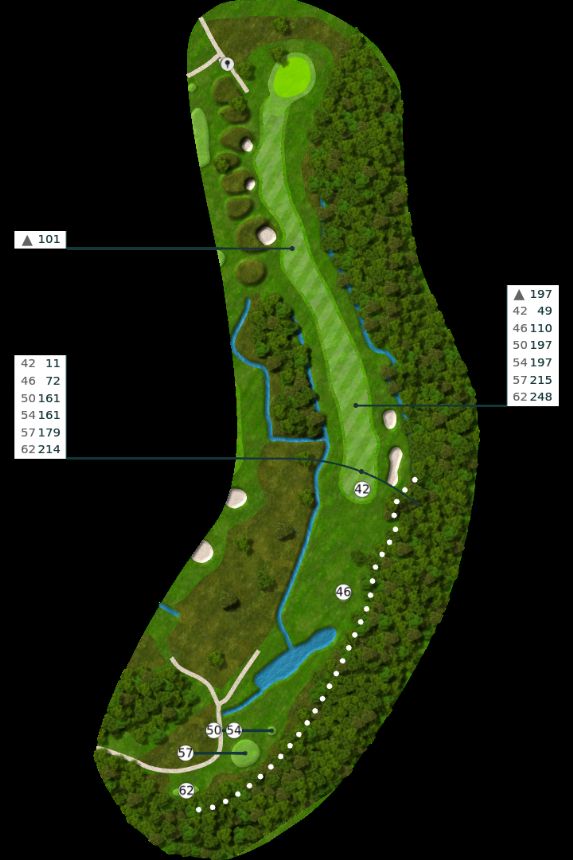 Nøtterøy Golf Illustrasjon bane 2 Nøtterøy Golf Illustrasjon bane 2