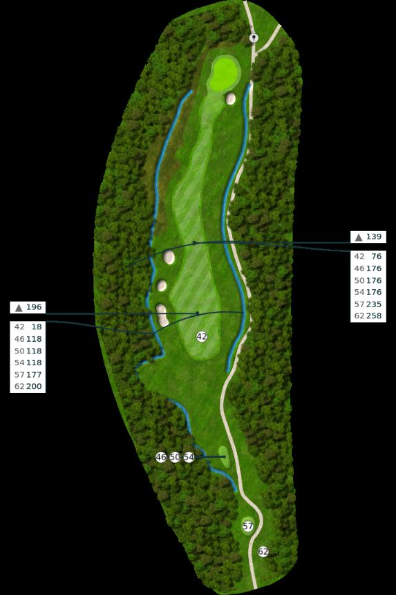 Nøtterøy Golf Illustrasjon bane 5 Nøtterøy Golf Illustrasjon bane 5