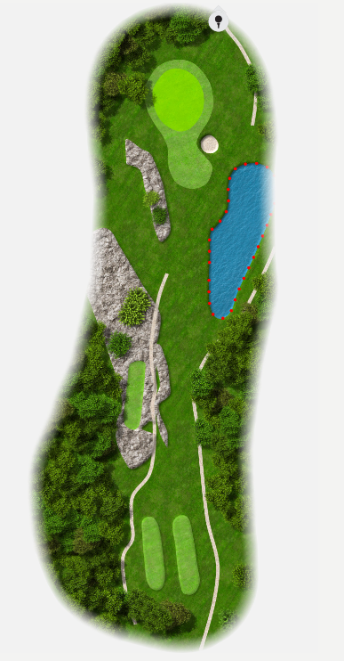 Nøtterøy Golf Illustrasjon bane 7
